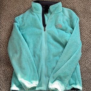 light blue north face
